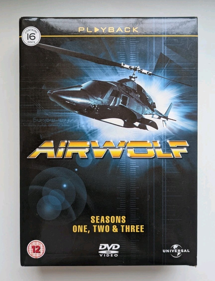 Airwolf - Complete Series 1-3 DVD Boxset.