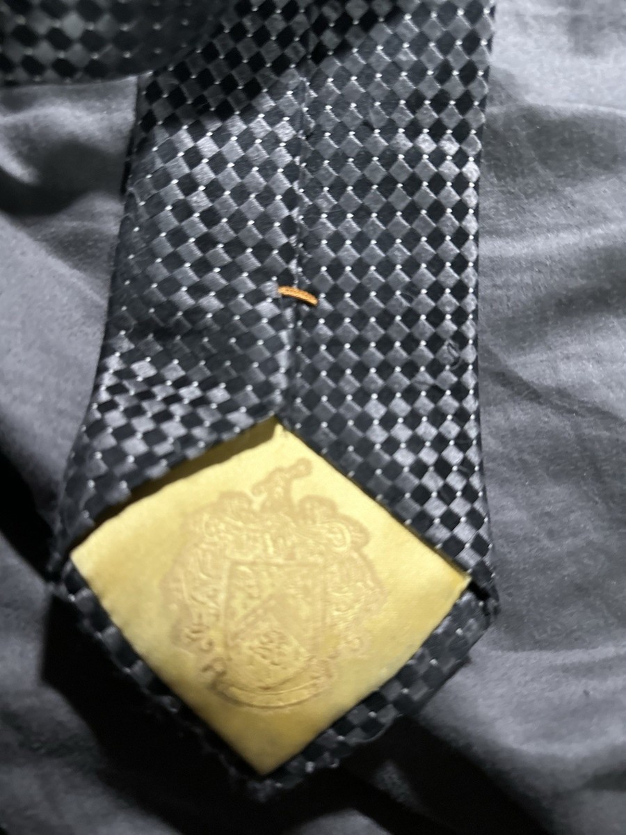 Donald J Trump Signature Collection Gray Power Tie 100% Silk Handmade View 5