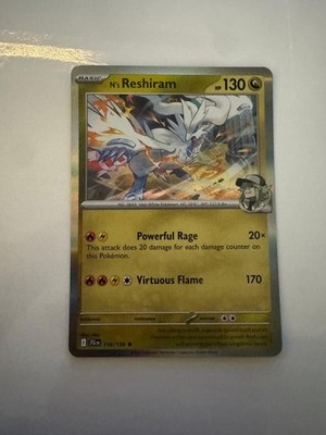 N's Reshiram 116/159 Rare Journey Together Pokemon Near Mint
