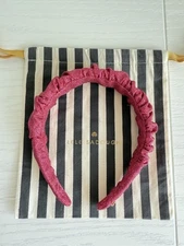 Lele Sadoughi Pink Glitter Kelly Headband