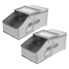  2 Pcs Hat Storage Box Organizer Baseball Cap Carrier Travel Case