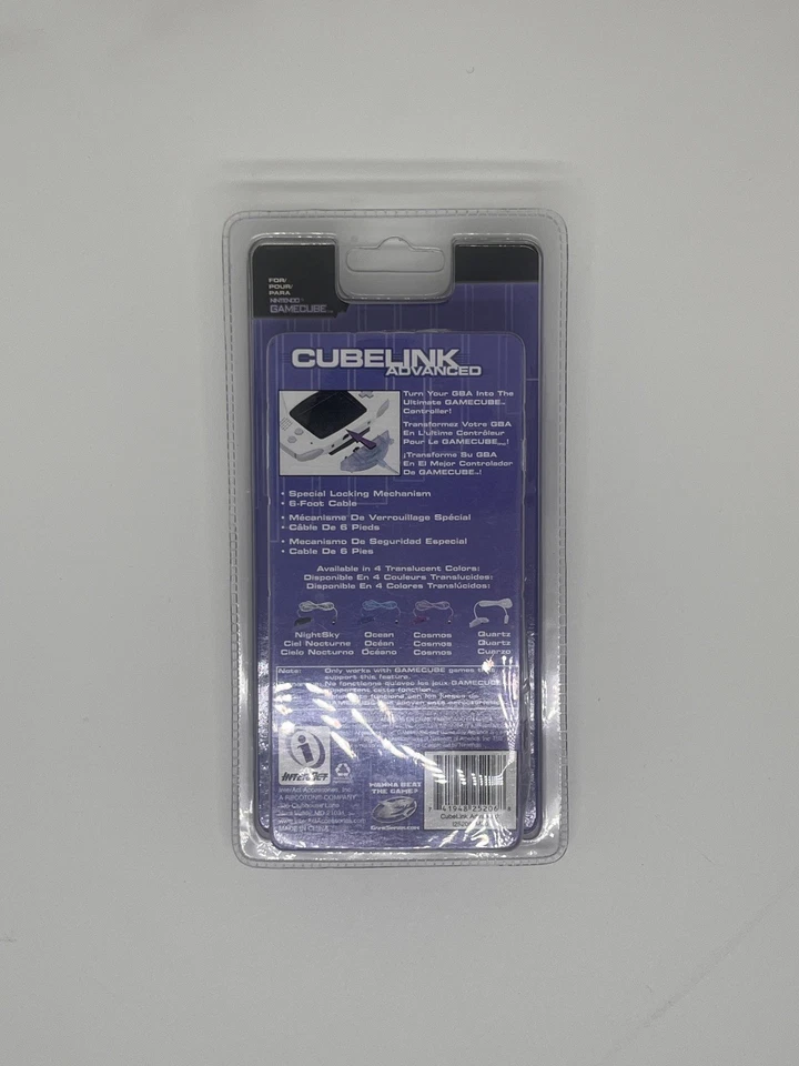 Authentic GBA Link Cable DOL-011 Gameboy Advance To Gamecube US - Image 2 of 2