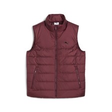 PUMA Essentials Padded Full Zip Vest Womens Red Casual Athletic Outerwear 685229