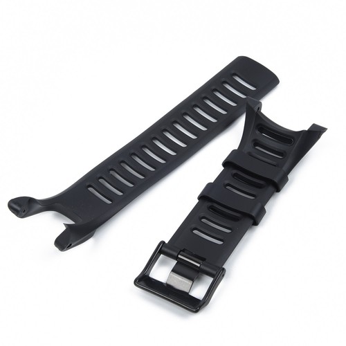 Ersatz Uhrenarmband schwarz Edelstahlschließe Schraubendreherband 230 mm - Afbeelding 9 van 12