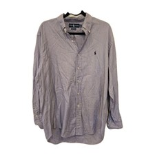 Ralph Lauren Button Up Dress Shirt 16-34 Men's Classic Work Staple Cotton