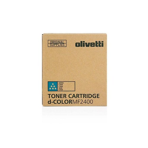TONER OLIVETTI B1006 CIANO ORIGINALE PER OLIVETTI D-COLOR MF2400 MF 2400 CAPACIT - Picture 1 of 1