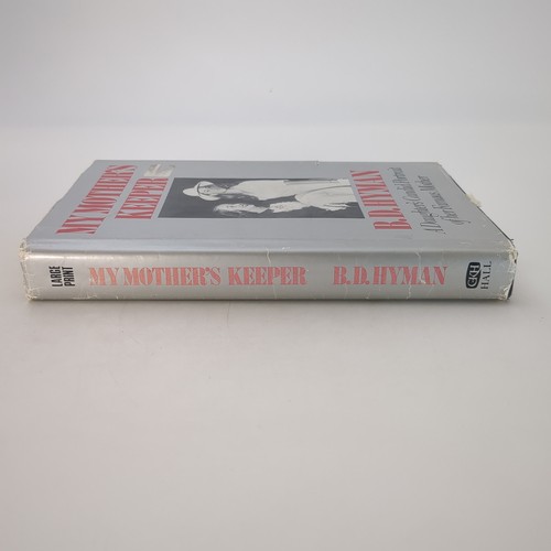 My Mothers Keeper Memoir Large Print Bette Davis Hardcover Book BD Hyman 1986 - Picture 2 of 23