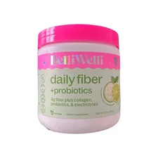 BelliWelli Daily Fiber Supplement Powder with Probiotics - Cucumber Lime