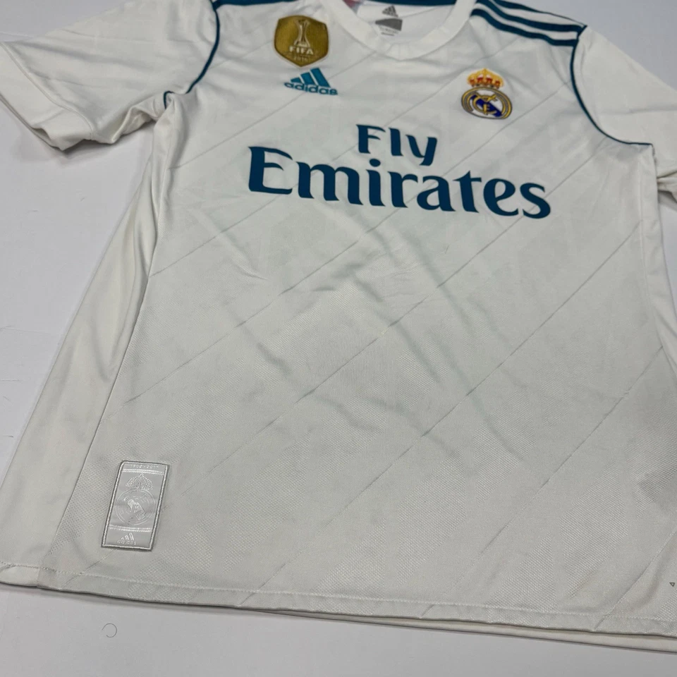 Camiseta Adidas Real Madrid 2016-17 Juvenil Talla XL FIFA Campeones del Mundo Fútbol Foto 3 de 4