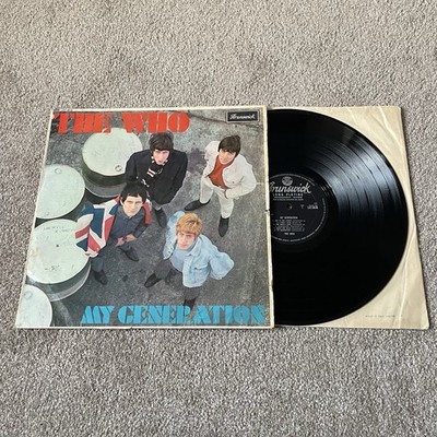 The Who   My Generation Vinyl Record FIRST UK Pressing 1965 Brunswick LAT 8616