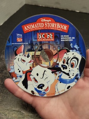 Disney's 101 Dalmatians Animated Storybook PC Macintosh Mac CD Rom Disc Only 