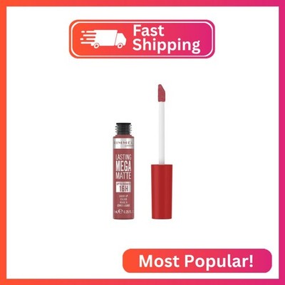 Rimmel London Lasting Mega Matte Liquid Lipstick, Long-Lasting, Hydrating, Vegan