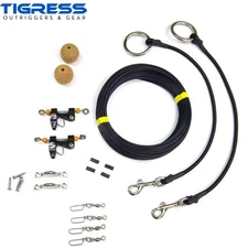 TIGRESS Outrigger Rigging Kit DELUXE PRO BLACK MONO
