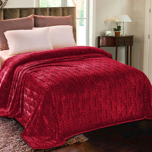 Flannel Fleece King Size Blanket for Bed, Soft Fluffy Velvet Bedspread Coverl...