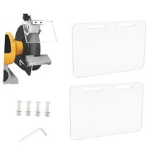 Tempered Glass Bench Grinder Replacement Eye Shield, 4 x 6 ,Bench 4"x6"-2pcs
