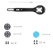 Integrated Bike Handlebar Computer Mount Suitable with Gopro/Garmin/Bryton/Wahoo