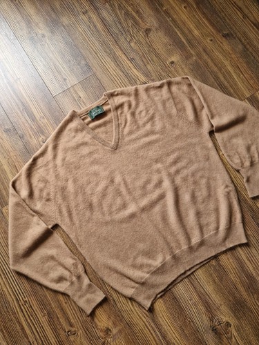 Maglione uomo PETER SCOTT 100% CAMEL HAIR beige taglia 48/XL - Foto 2 di 16