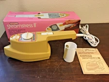 Steamstress 2, Osrow Sewing Aid w Box, Booklet & small pitcher w Spoon, Clean