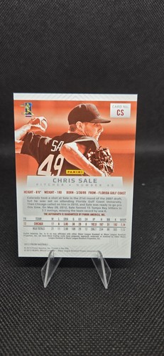Autógrafos Prizm 2012 venta de Chris #CS autógrafo Cy Young ¡ganador! ¡Primer año! - Imagen 2 de 2