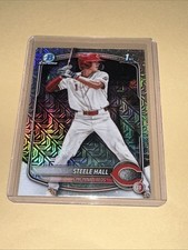 2025 Bowman Draft - Chrome Steele Hall #BDC-20 Mojo Refractor (RC)