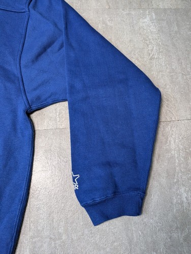Vintage Starter Embroidered New England Patriots Blue Sweatshirt Medium - Bild 3 von 12