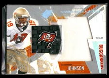 Keyshawn Johnson 2003 SPx #NFL-KJ Winning Materials Team Logos #/53