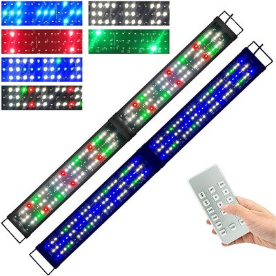 Upgraded Aquarium Light 11 to 78 Inch Full Spectrum Fish Tank Light Adjustable R