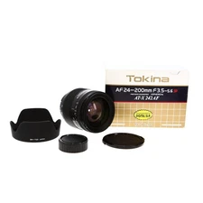 Tokina AT-X 24-200mm F/3.5-5.6 Aspherical D Autofocus Lens For Nikon SLR Cameras