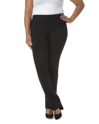 NYDJ NYDJ Plus Size Slim Trouser Pa Black 20W 889982546177 20W RT $119.0