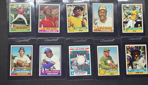 1976 Topps Baseball Set 1-660 NMint Many Mint, 5% EX/MT Eckersley, Ryan & Brett - Picture 4 of 6