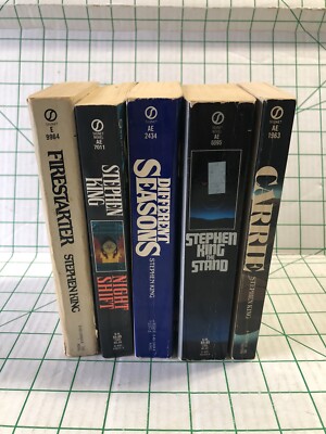 Stephen King PB Carrie Firestarter Night Shift The Stand Different Seasons 1st