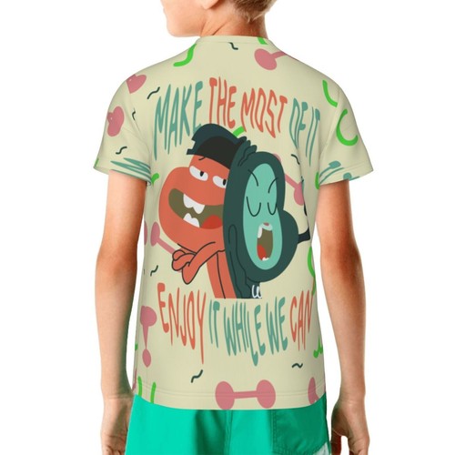 The Amazing World Of Gumball Cartoon Print Boys Short Sleeve T-Shirt Basic Top - Picture 8 of 36
