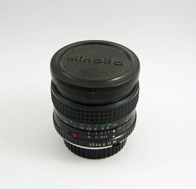 W Rokkor 28mm Minolta Wide Angle Lens Minolta MC Rokkor-SG 28mm