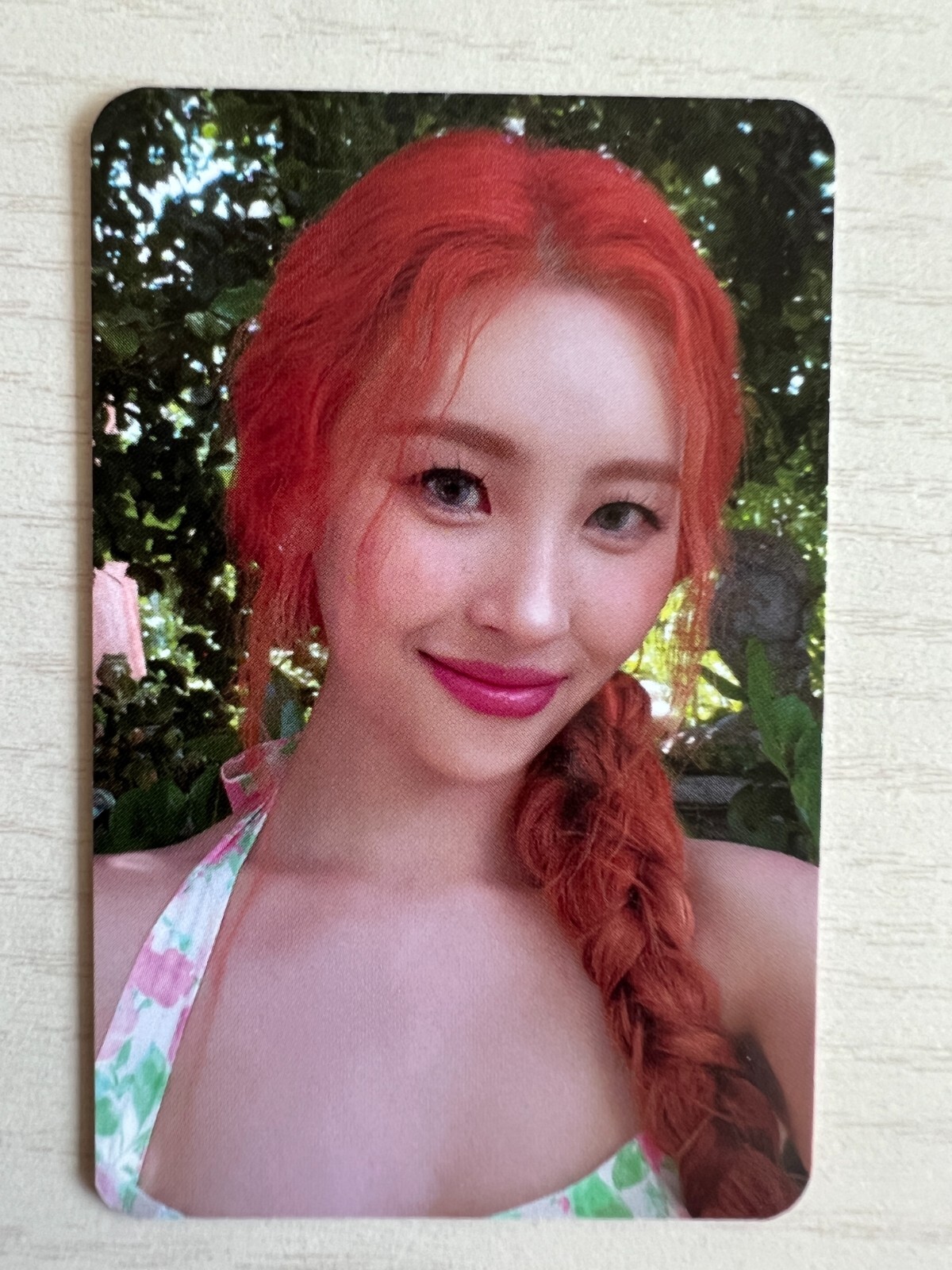 SUNMI [HEART BURN] Broadcast Limited Photo card  PC 