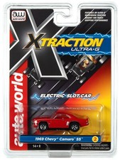 Auto World Xtraction Ultra G 1969 Chevy Camaro SS HO Slot Car - RED