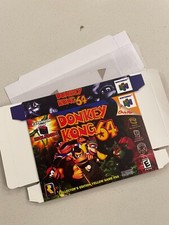 DONKEY KONG 64 - NINTENDO 64 N64 - BOX ONLY PROTECTOR