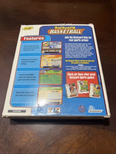 Videojuego deportivo de baloncesto para patio trasero PC CD-ROM Windows/Mac con caja - Imagen 2 de 3