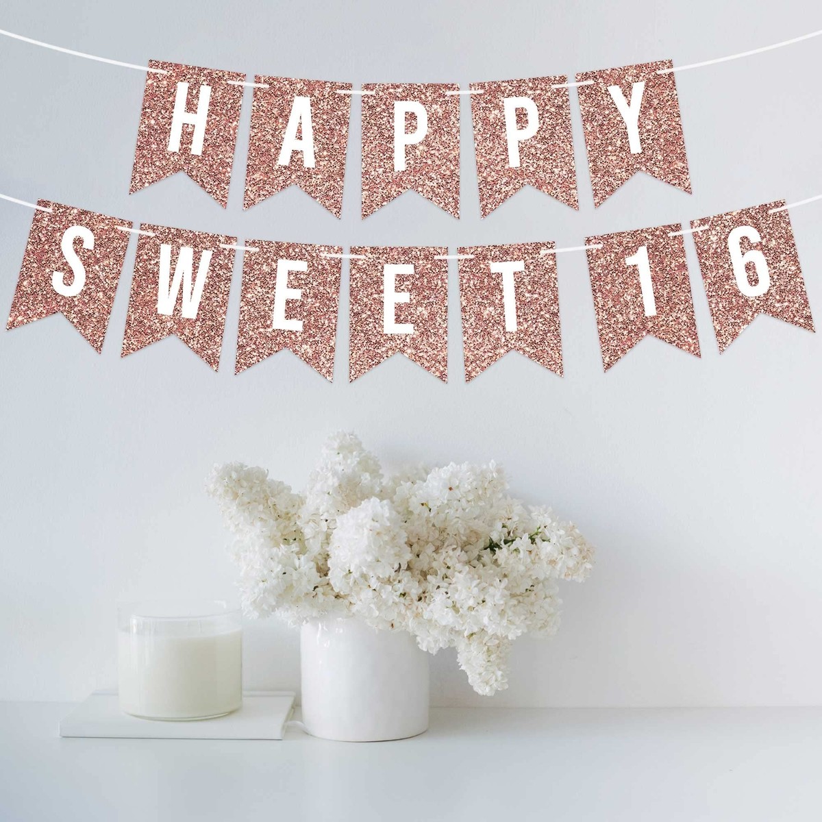 Decoraciones De Cumpleaños Número 16 Para Niñas, Decoraciones De Feliz Cumpleaños 16 Para Niñas, Globos De 16 Letras Con Números De Feliz Cumpleaños De 16 Años, Decoración De Fiesta De Cumpleaños