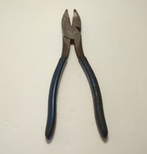 +++ VINTAGE M Klein & Sons 213 8NE 8-1/2" Lineman Pliers Made In The USA C1 +++