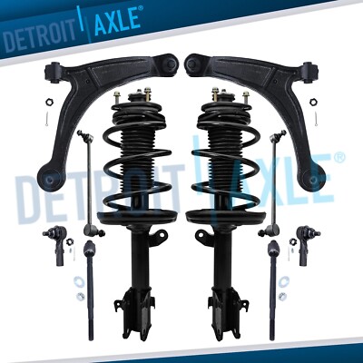 10pc Front Struts Lower Control Arm Tierods Kit for 2006 - 2014 Honda Ridgeline