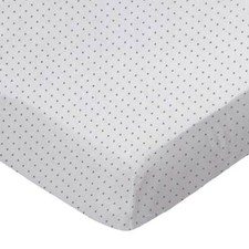 SheetWorld Fitted Bassinet Sheet 15x33, Cotton Jersey Soft Prints, USA