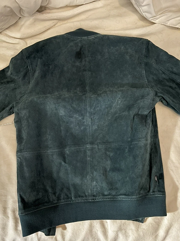 Obey blue suede bomber - Image 3 of 4