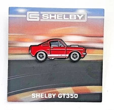 Leen Customs: Red Shelby GT350 Limited Edition Enamel Pin #16/350