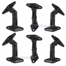 6 Universal Wall Ceiling Home Theater Satellite Speakers Mount Bracket Audio CYR