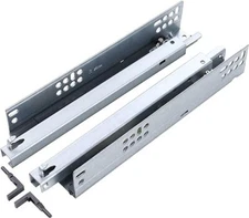 Drawer Concealed Slides Mute Damping Buffer Bottom Mount Undermount Hidden 10 In