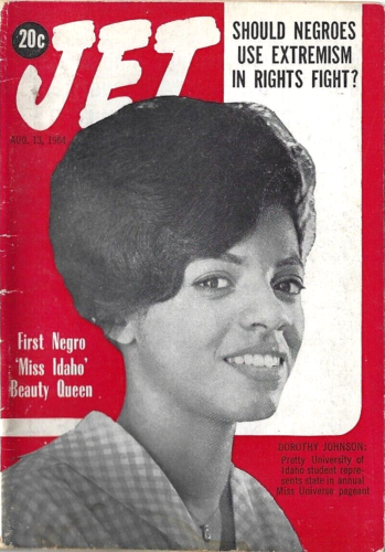 August 13, 1964 JET~Malcolm X~Jim Crow~First Black "Miss Idaho"~Thelonious Monk