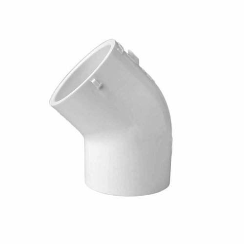 Thrifco 8114026 1 in PVC Schedule 40 45-Degree Elbow, Slip x Slip