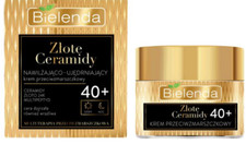 Image of Bielenda Golden Ceramides 40+ Moisturizing Firming Anti-Wrinkle Cream D/N 50ml