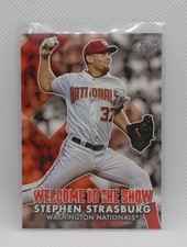 Stephen Strasburg 2022 Topps Series 1 Welcome to the Show Baseball Insert Card