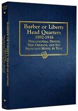 Whitman Coin Album 9120 Barber/Liberty Head Quarters 1892-1916  Book  25 cent